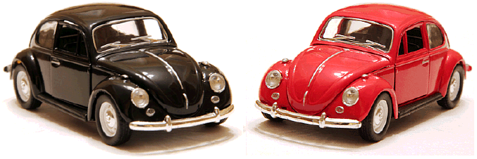 VW Beetle diecast model car